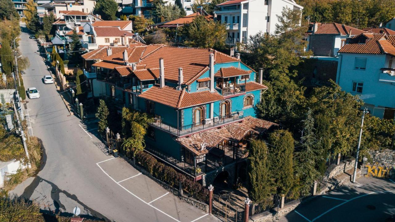 Vila Eden Boutique Hotel Korce Bagian luar foto