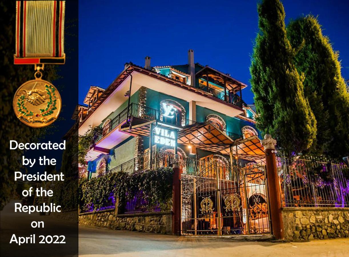 Vila Eden Boutique Hotel Korce Bagian luar foto
