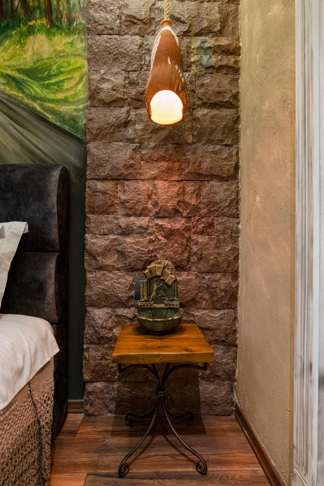 Vila Eden Boutique Hotel Korce Bagian luar foto