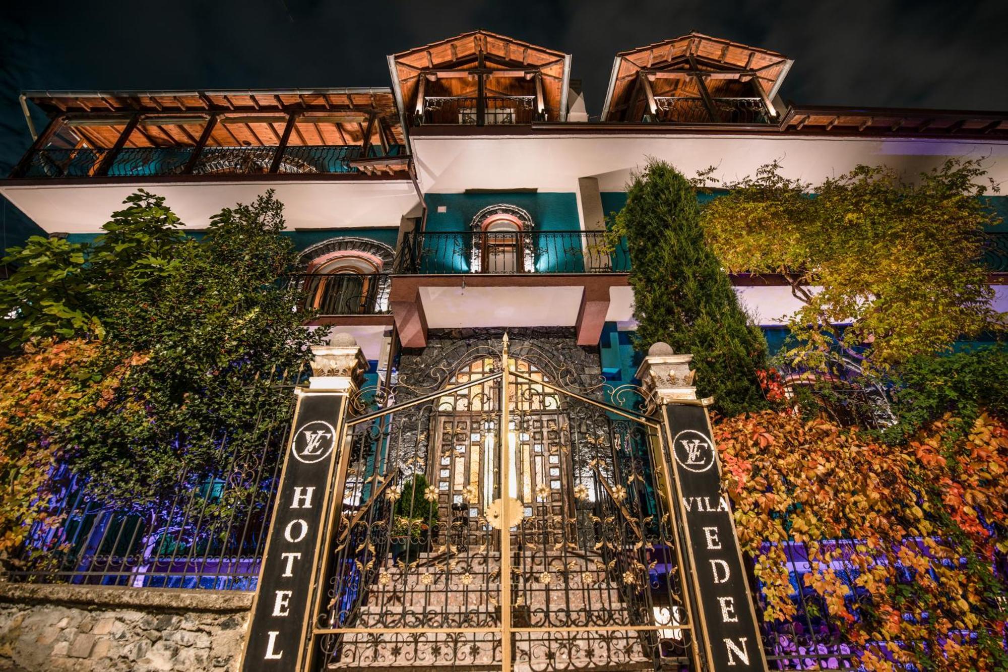 Vila Eden Boutique Hotel Korce Bagian luar foto