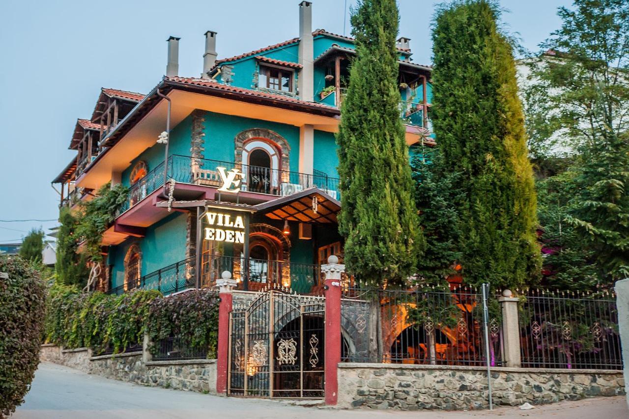 Vila Eden Boutique Hotel Korce Bagian luar foto
